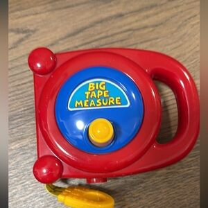 Lakeshore Big Tape Measure Toy - Red and Blue